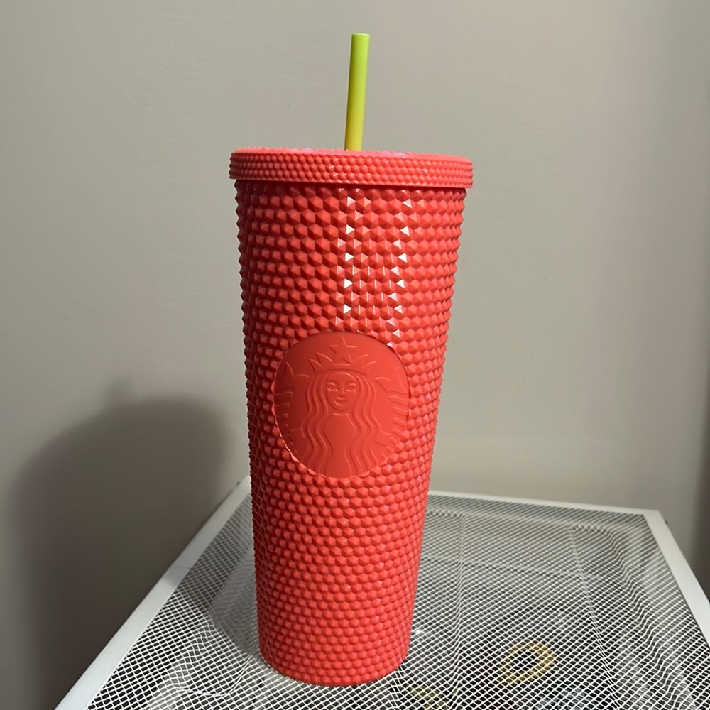 NWT Limited Edition Starbucks Summer 2022 Pink Studded Cup